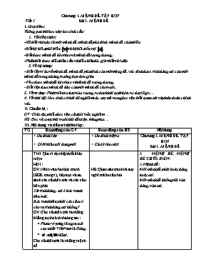 Giáo án Đại số 10 cả năm